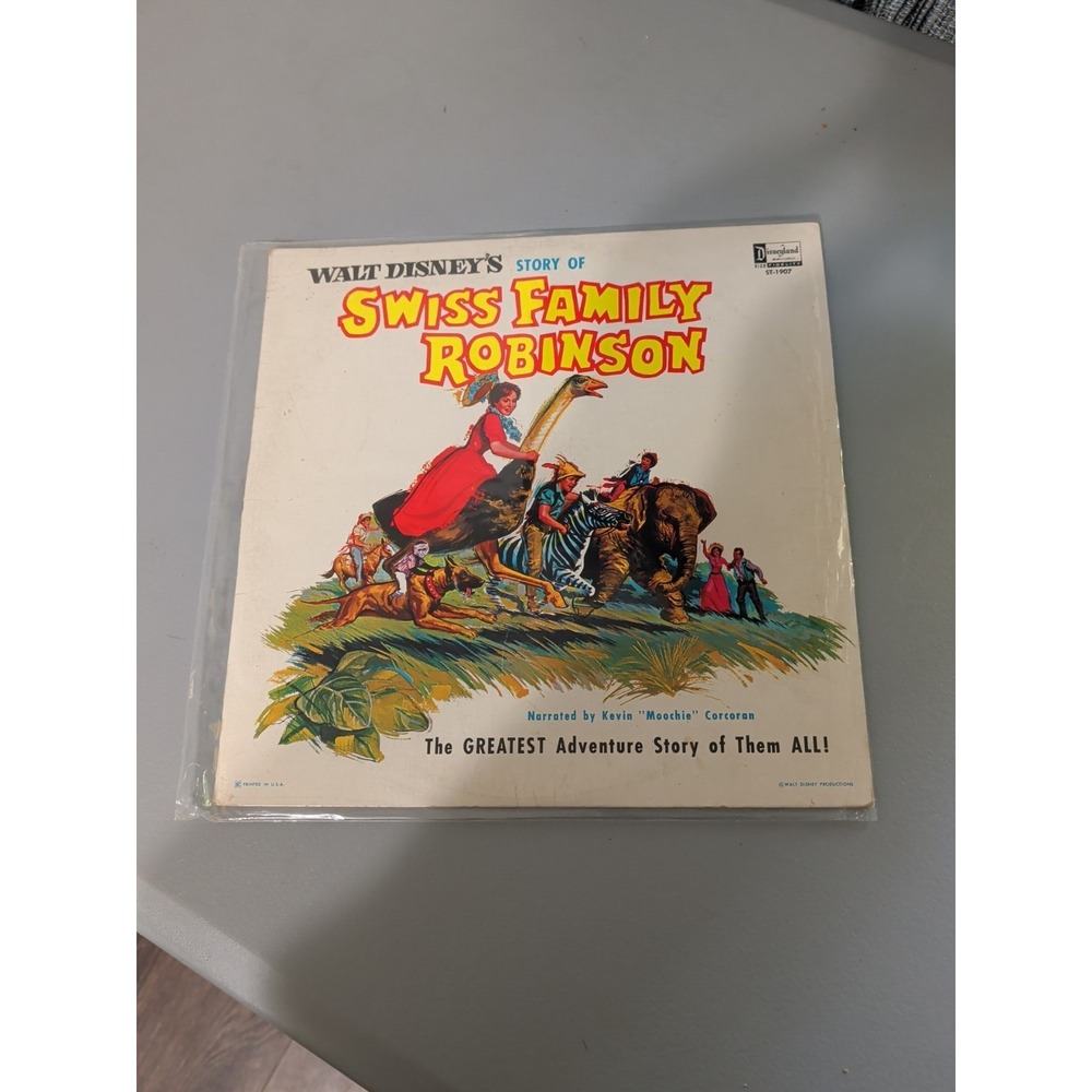 Walt Disney Swiss Family Robinson 1963 LP ST-1907